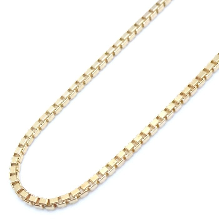 ベネチアン チェーン ネックレス 42cm 4.5グラム K18YG イエローゴールド/75855【中古】