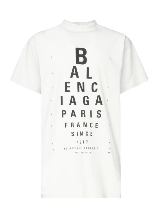 BALENCIAGA Men T-Shirts 811688 TRVU69081 White