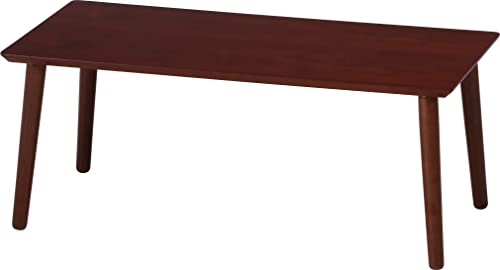 不二貿易(Fujiboeki) ローテーブル 四角 ミニ 幅80*奥行40*高さ32cm ブラウン