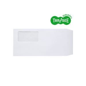 が大特価！ TANOSEE 1箱（1000枚） 業務用パック ホワイト 80g/m2 長3 ワンタッチテープ付 窓付封筒 紙製品・封筒
