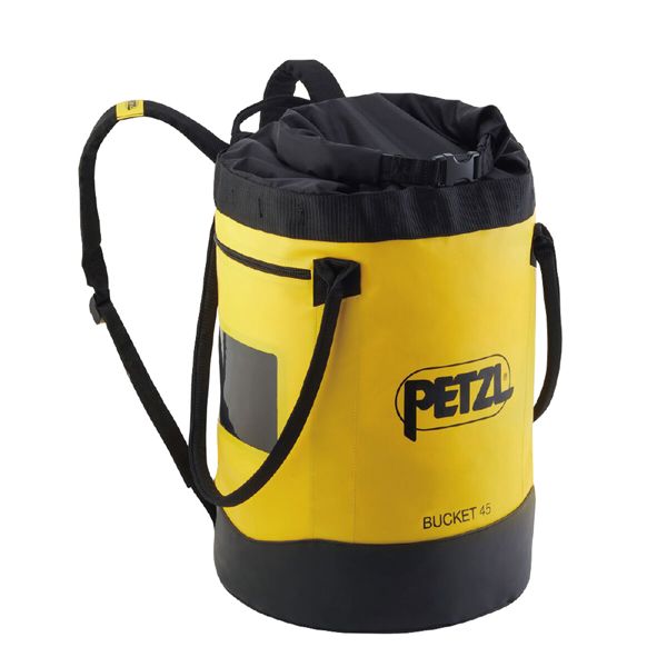 PETZL ぺツル 自立型小型バック バックパック バケット 45L イエロー S001AA02