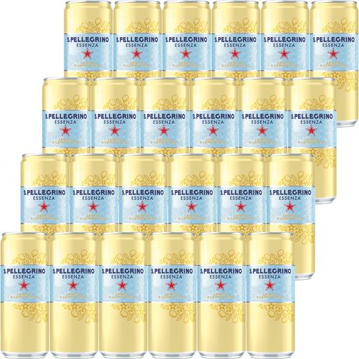 SANPELLEGRINO (サンペレグリノ) エッセンザ レモン & レモンゼスト 330ml ×24本 (フレーバー炭酸水 カロリーゼロ 砂糖不使用)