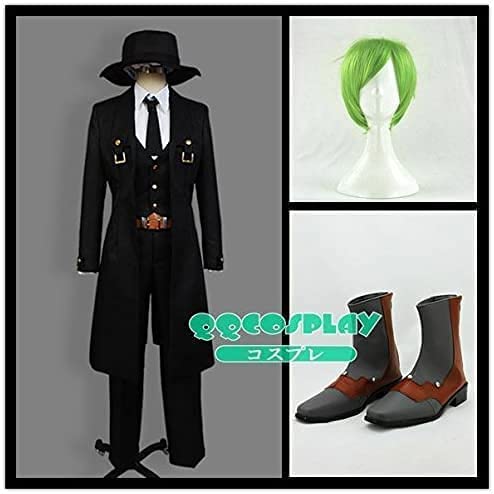 スプレ衣装+ウイッグ+靴 BLAZBLUE（ブレイブルー）ハザマ HAZAMA