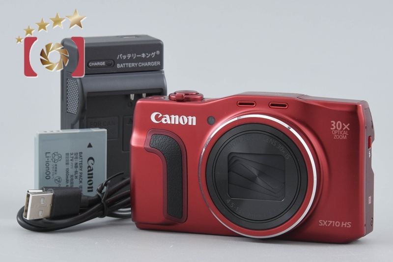 PowerShot SX710 HS レッド コンパクトデジタルカメラ