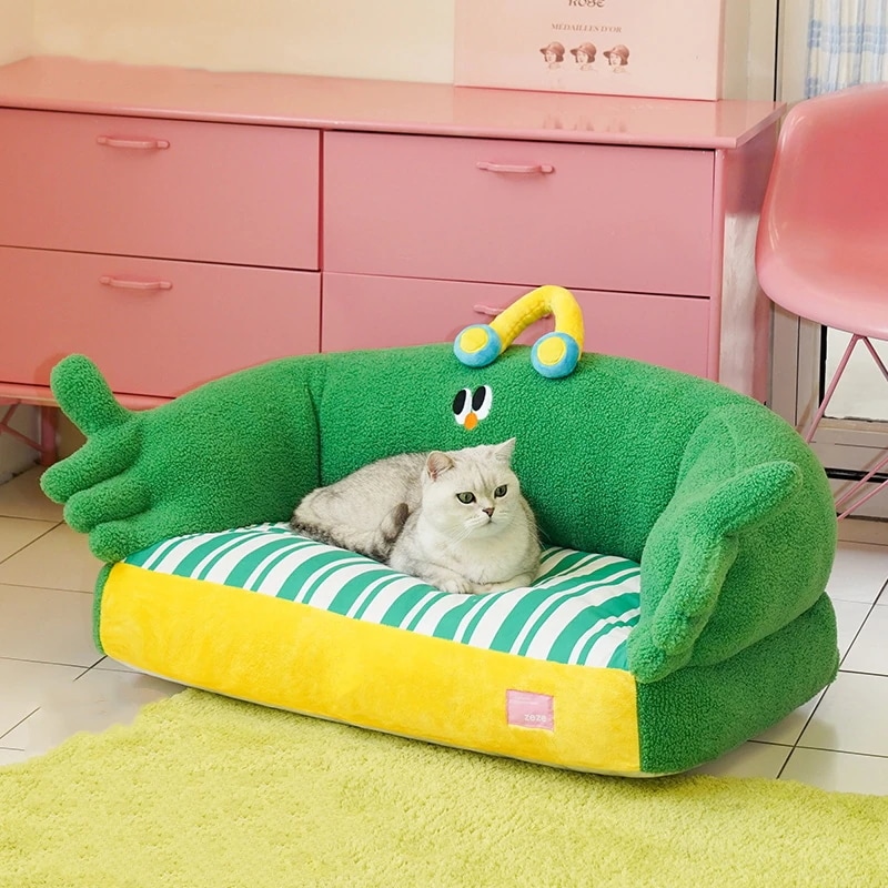 ペットベッド 犬 猫 ベッド ソファー クッション キャット ふわふわ 可愛い 犬ベッド 小型 中型 おしゃれ 寝床寝具 ぐっすり眠る 春夏 秋冬 暖かい 取り外し可能 洗える 四季適用