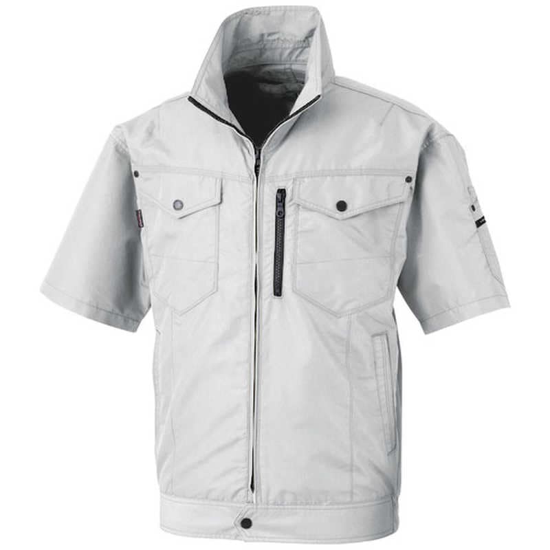 ビッグボーン商事　bigborn(ビッグボーン) 空調風神服 半袖ジャケット [シルバー/5Lサイズ]　BK6078S-6 5L