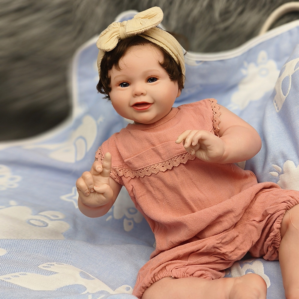 60cm シミュレーションベビーリボーンドール コディ 布製ボディドール
