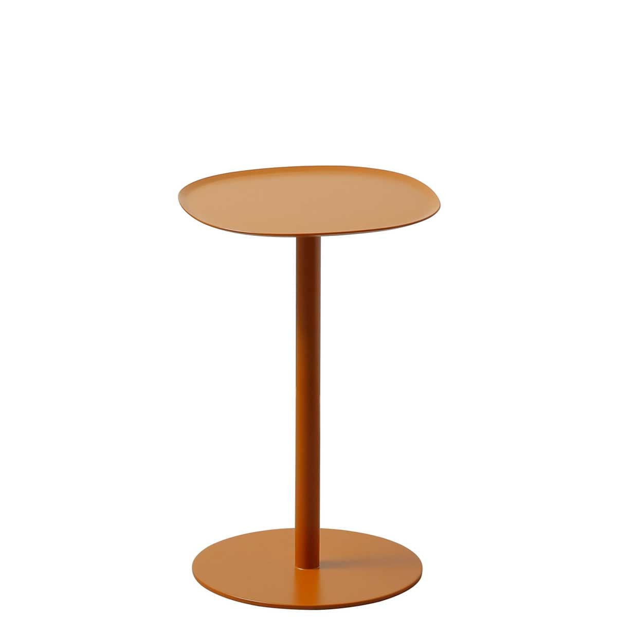サイドテーブル イデアコ ミニマムサイドテーブル23 ideaco minimal steel furniture side table 23 H350 タン