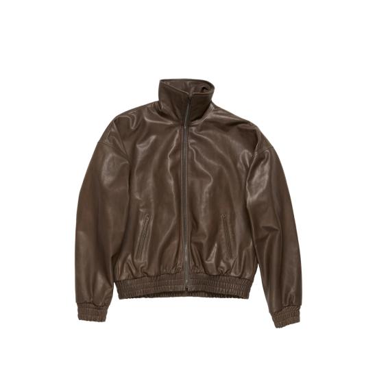 ACNE STUDIOS Women Leather Jackets A70201 DKBRO BROWN