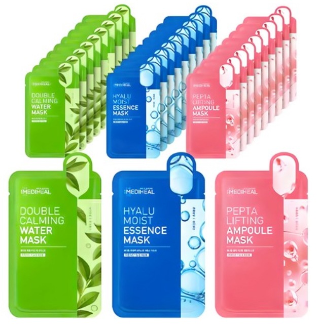 人気の3種類 30枚入1セット/ダブルカミングウォーター+ヒアルモイストエッセンス+ペプタリフティングアンプル