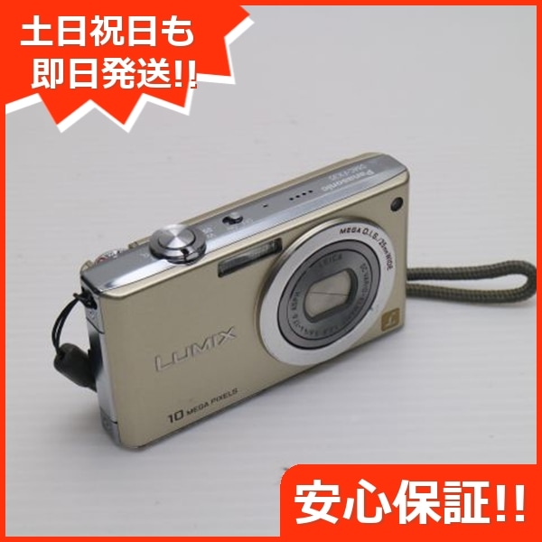 美品 DMC-FX35 グロスゴールド Panasonic LUMIX デジカメ 151