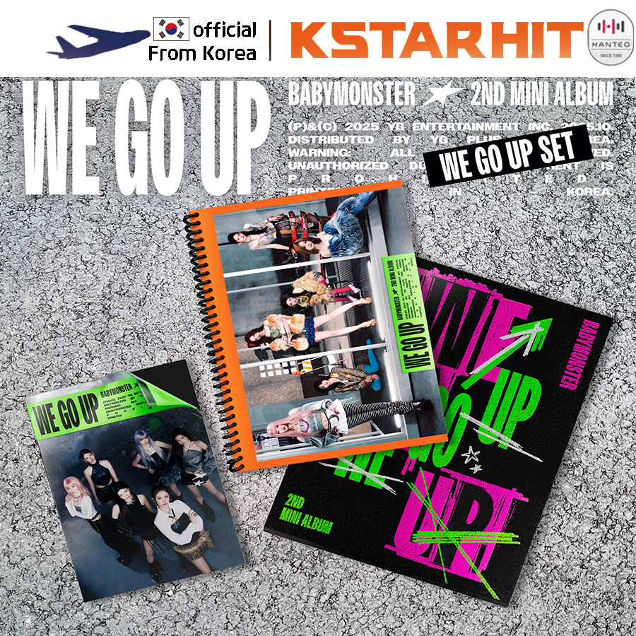 (+特典 / 3種 セット) BABYMONSTER - WE GO UP (1st ミニアルバム)