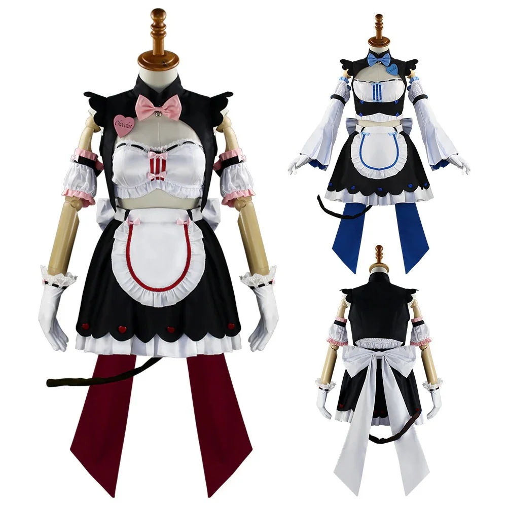 Cos服チョコレートと香子蘭猫娘楽園レースガール香子蘭コスプレ服メイド服