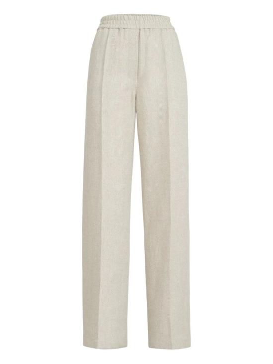 BRUNELLO CUCINELLI Women Straight Pants MH528P9131 C001 BEIGE