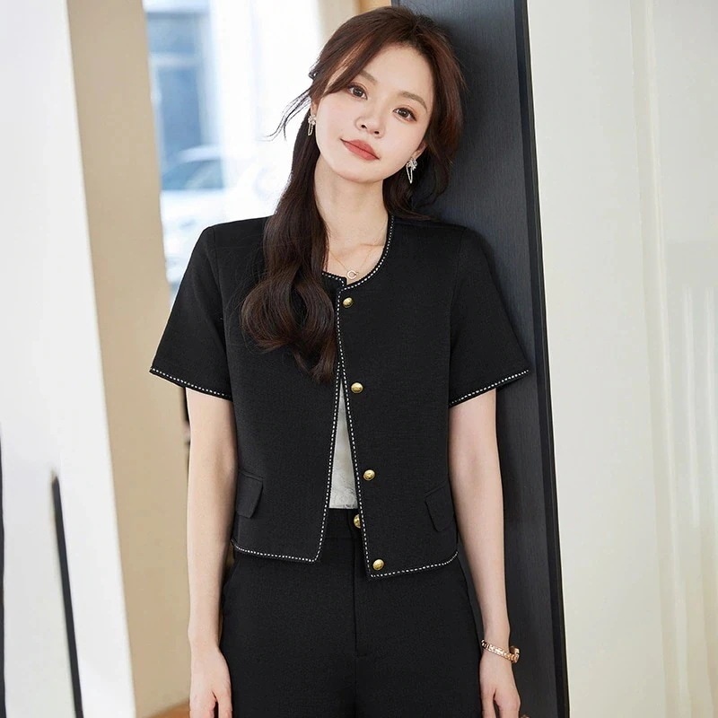 2025作夏スーツ+ショットパンツ卒業式ママスーツセットアップ二点セットレディーススーツセットセットアップママスーツパンツスーツスーツジャケット入学式2025福袋