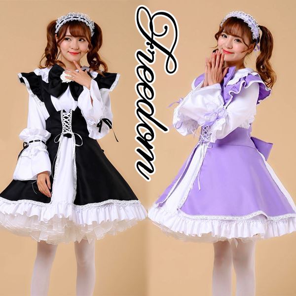 メイド コスプレ コスチューム ロリータ クラシカル 衣装 メイド服 メイドカフェ アキバ ゴスロリ アイドル 萌え ステージ 制服 地下アイドル パーティー ハローウィン 舞台衣装 インスタ 撮影