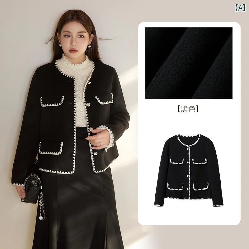 レディース ぽっちゃり 婦人服 アウター コート シンプル レトロ おしゃれ 大きめサイズ ゆったり 冬 ウール