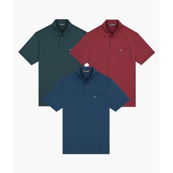 ナイロンメッシュジャカードカラーTシャツ CDAAATS2454