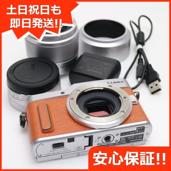 美品 DC-GF10W ダブルレンズキット オレンジ Panasonic 72