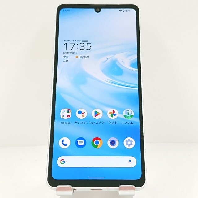 AQUOS sense6 SH-M19 SIMフリー シルバー 送料無料 本体 c12066 【中古】