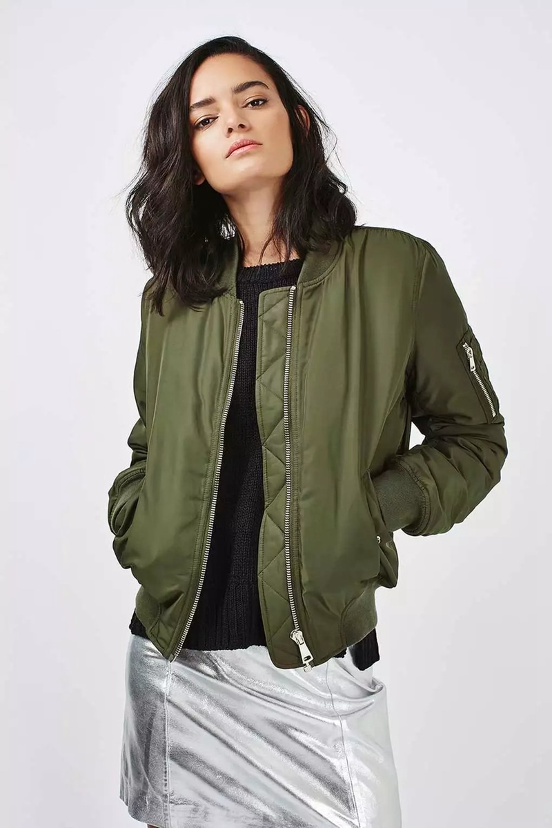 ミリタリージャケット レディース アウターコート 中綿あり C55-2