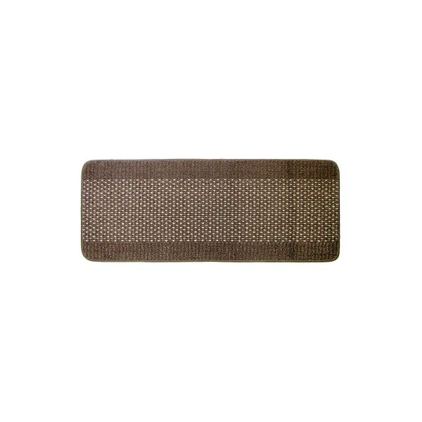 (3個セット) 洗いやすい キッチンマット/台所マット (ブラウン) 約45×120cm 長方形 乾きやすい 折りたたみ 『優踏生』