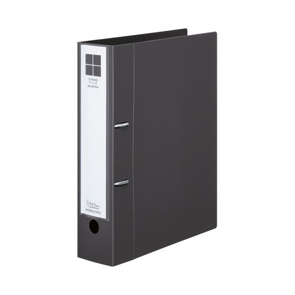 (まとめ) コクヨ Dリングファイル(スムーススタイル) A4タテ 500枚収容 背幅75mm ダークグレー フ-UDS450DM 1冊 (×20セット)