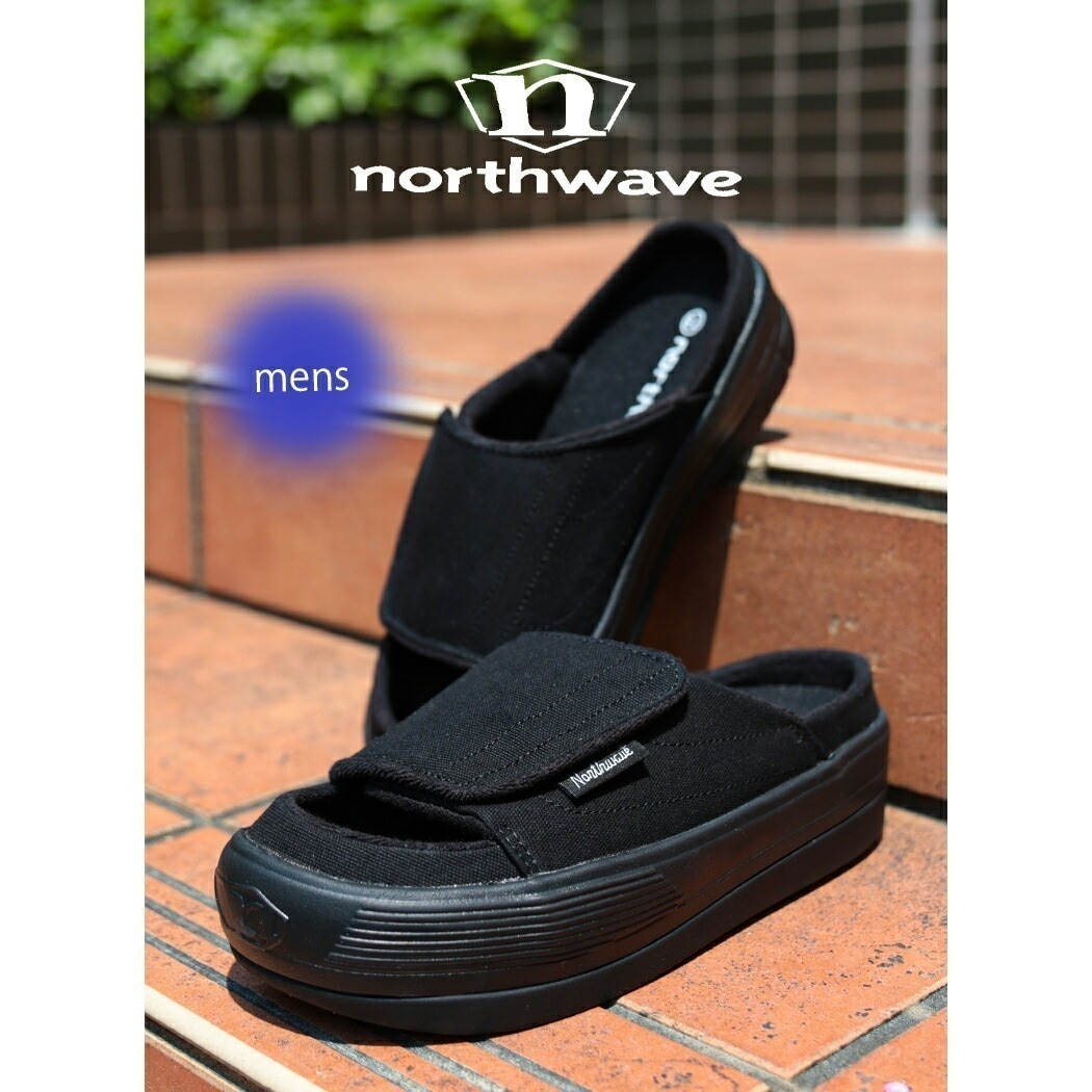 NORTHWAVE ノースウェーブ エスプレッソ スリッパ サンダル スニーカー ESPRESSO SLIPPERS SANDAL BLACK ( 黒 ブラック スライド 厚底 SLIDE NW005 8,168円