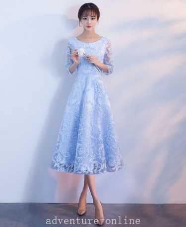 【2025新作入荷】ドレス ワンピース マキシ丈 ミディアム丈 フレア レース 大きい サイズ 結婚式 披露宴 1570