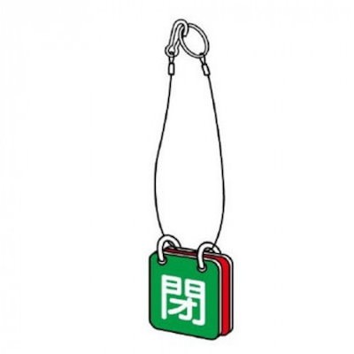 ユニット 両面用表示板 吊り下げロープ付 857-53
