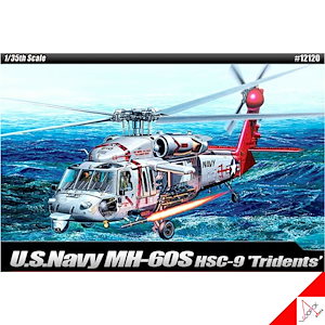 アカデミー 1/35 U.S.Navy MH-60S HSC-9 トライデントモデルキット12120