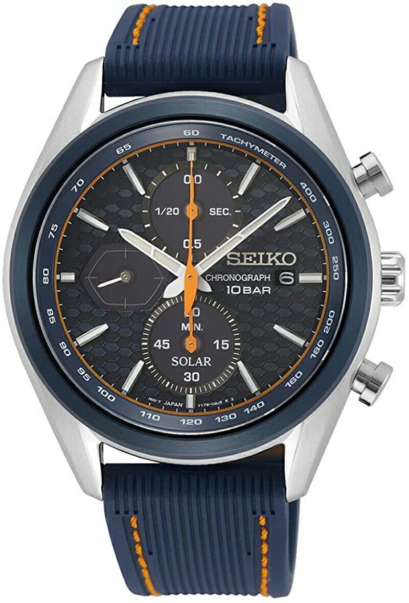 [10年保証] [製造終了 希少海外モデル] [新品] SEIKO セイコー SSC775P1 [セイコーインポート] ソーラー クオーツ クロノグラフ タキメーター 100m防水 [逆輸入モデル]