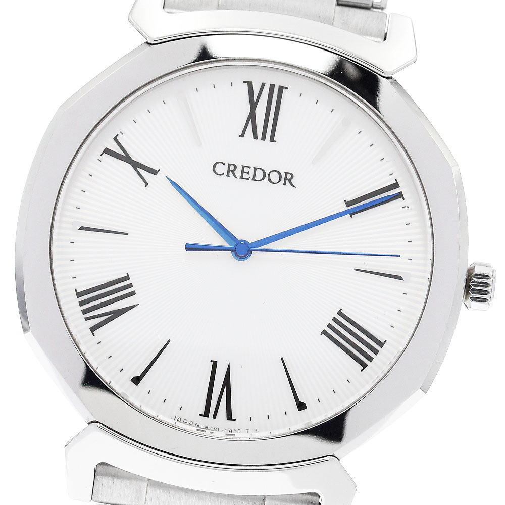 セイコー SEIKO GCAR979/8J81-0AS0 クレドール リネアルクス クォーツ メンズ 良品 _881013【中古】