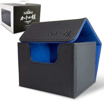 他サイト： カードの鎧 デッキケース 150枚入れやすいサイドイン トレカケース 対応( b.ブルー／グレー「デッキケース」150枚用, マルチストレージスタンダードデッキケース150.120)の商品画像