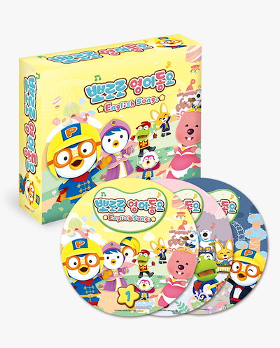 [Qoo10] # ポロロ 英語動揺歌詞3CD 本を含む : おもちゃ・知育