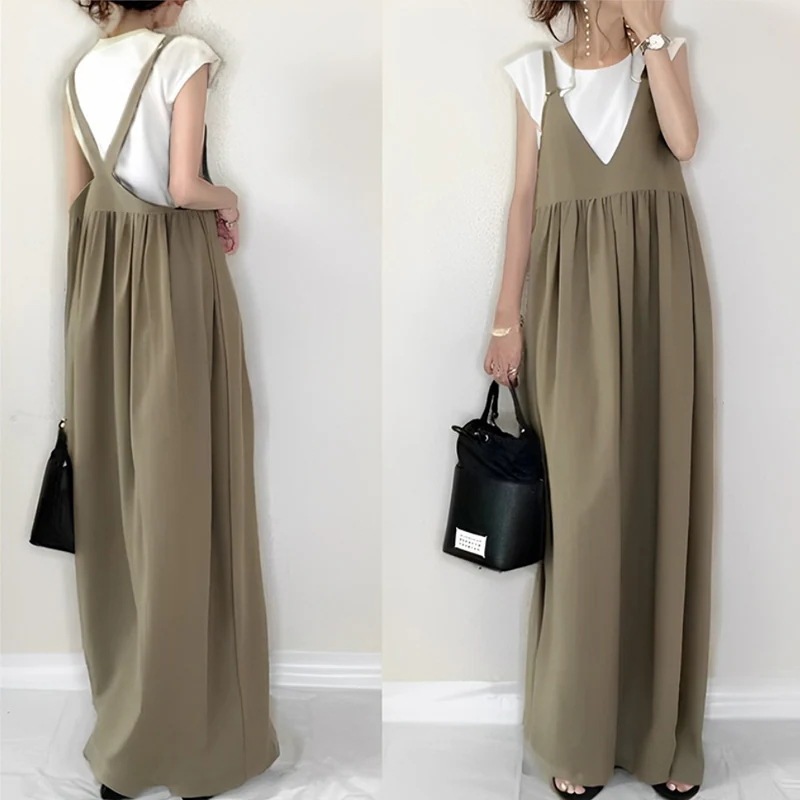 【10点セット】S123 シフォンワンピース ロング 可愛い 体型カバート おしゃれ レディース 韓国ファッション 4TYPE