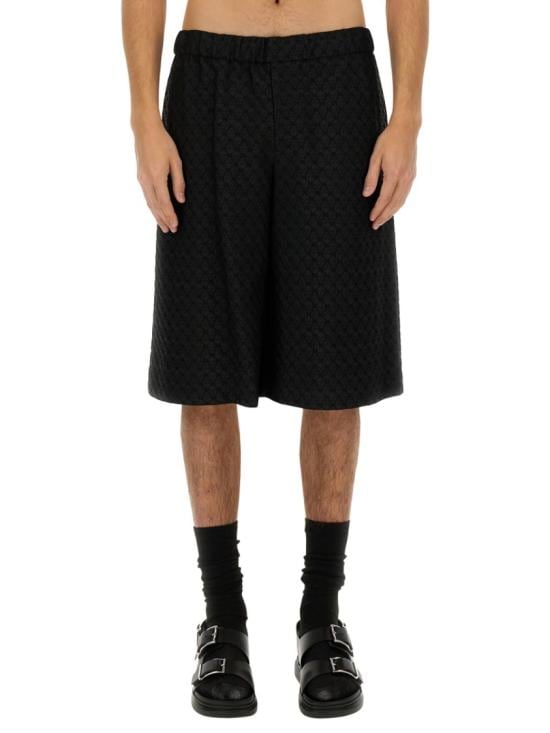 ALEXANDER MCQUEEN Men Shorts 814209 QRABU1010 Black