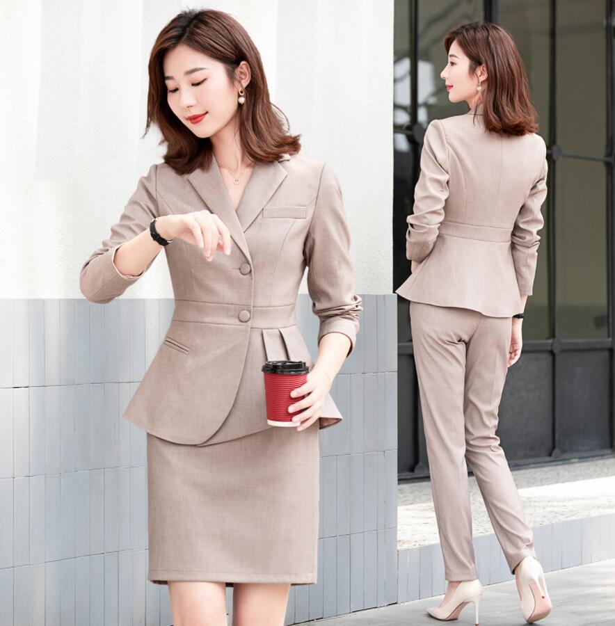 おしゃれ 二つボダンスーツ レディース 2点セット ビジネス スカートスーツ フォーマル 通勤 OL オフィス 入学式 卒業式 着痩せ 30代40代 ママ 春秋冬 リクルートスーツ セットアップ セレ