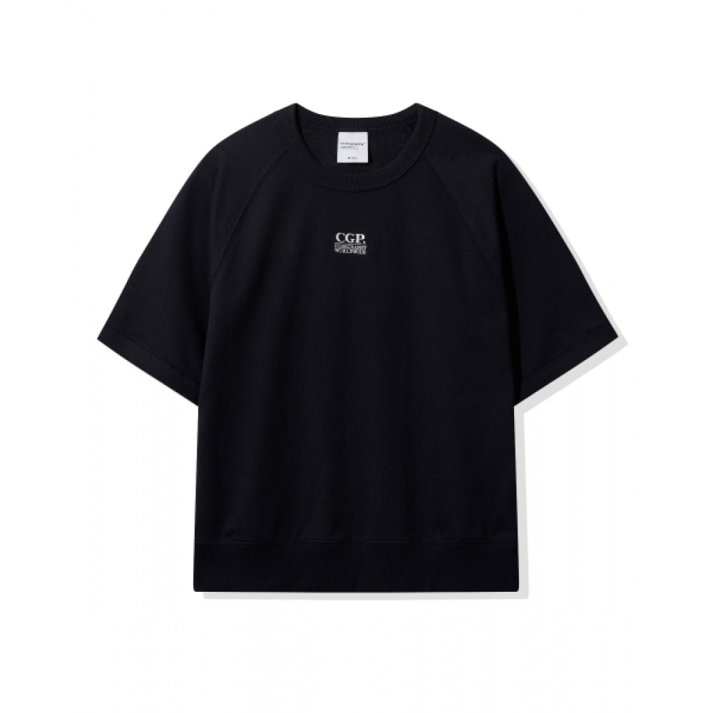 CODEGY (女性) スモールスクエアロゴ半袖スウェットシャツ_ネイビー 8,254円