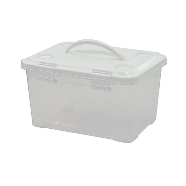 （まとめ） 天馬 プロフィックスフリーボックス20ハンドル付 ホワイト 811000422 1個 (×5セット)