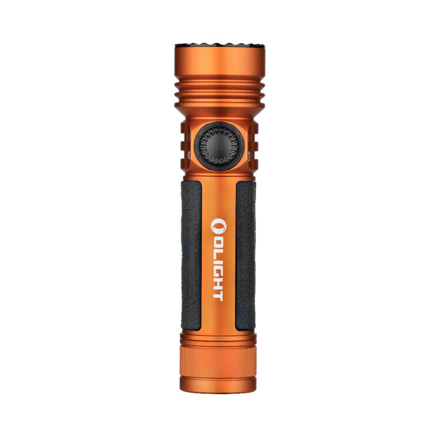 OLIGHT(オーライト) Seeker 4 Pro オレンジ（昼光色CW5700～7000k） ledライト 懐中電灯 フラッシュライト MCC＆Type-C充電式 明るいロック機能 正規代理店