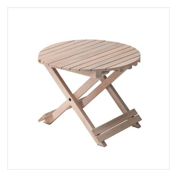 フォールディングテーブル Sサイズ ホワイト φ45×H34.5 GT-668WH