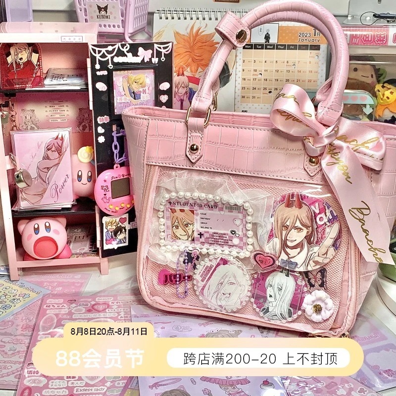 痛バ 痛バッグ 毎日の通勤メッセンジャーショルダーポータブルクロコダイル柄リボン小さな食品エレガントで絶妙な痛みバッグ期間限定で30％オフの価格です