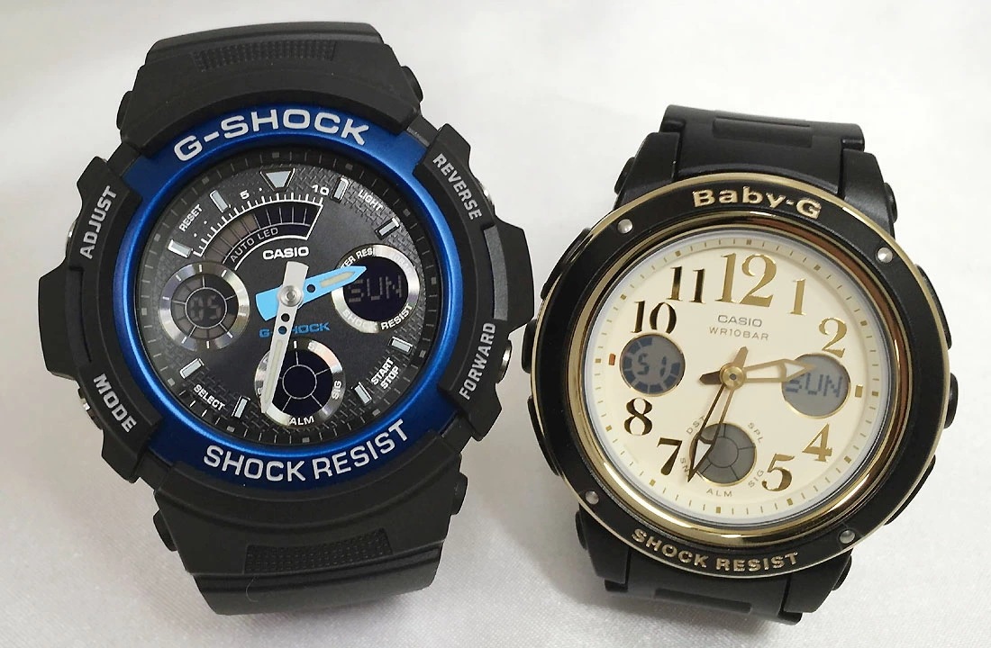 恋人たちのGショックペアウォッチ G-SHOCK BABY-G ペア腕時計 カシオ 2本セット gショック ベビーg アナデジ AW-591-2AJF BGA-151EF-1BJF お揃い 新品 20,988円