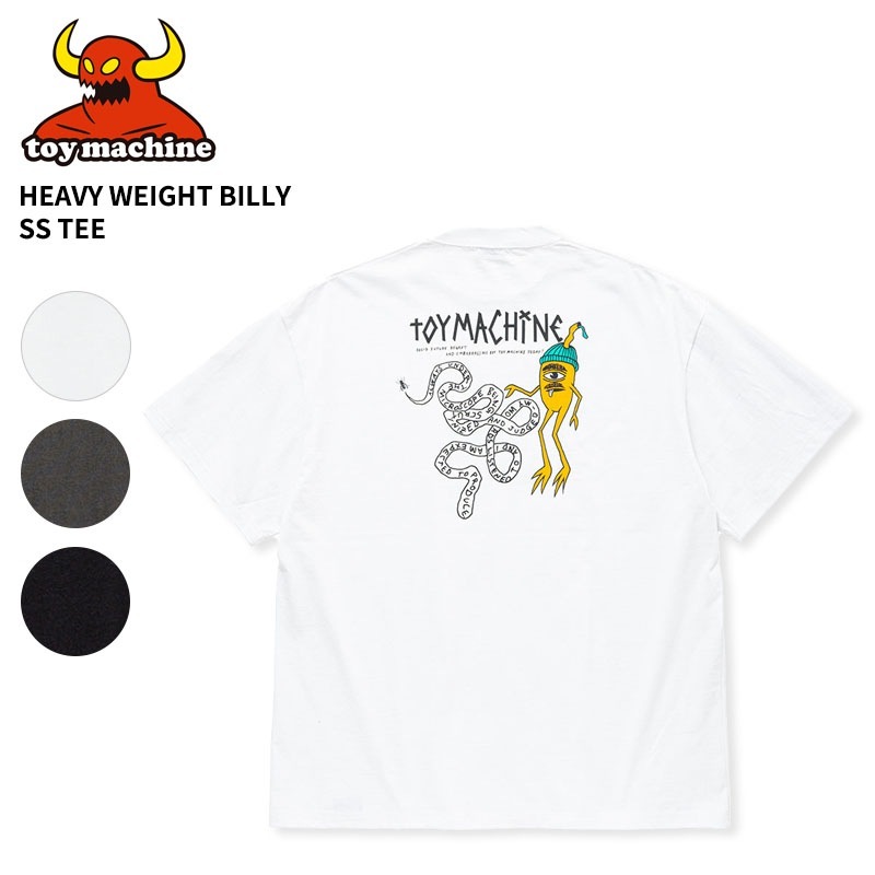 TOY MACHINE トイマシーン メンズ ヘビーウェイト 半袖Tシャツ HEAVY WEIGHT BILLY SS TEE TMPFST32