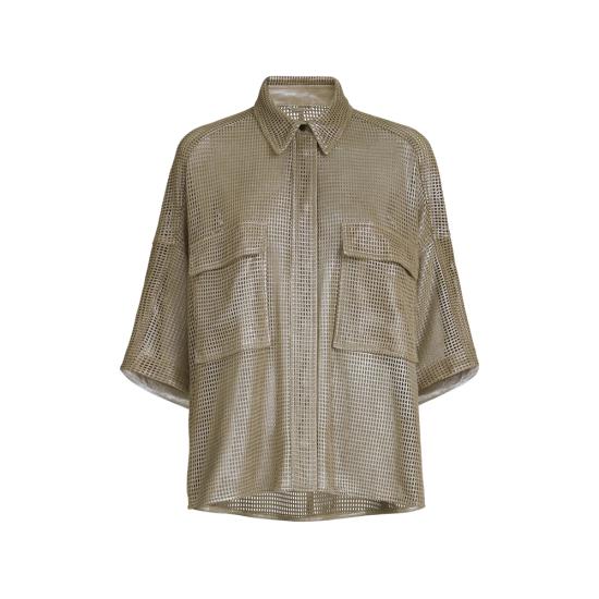 BRUNELLO CUCINELLI Women Shirts MPSHY7956 C8850 GREEN