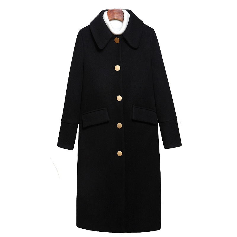 万能流行感 チェスターコート レディース マキシチェスターコート韓国風 黒フ ォーマルコート秋冬ロングコートエレガントコート お出かけ 披露宴 結婚式二次会新作赤