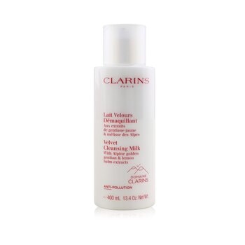 Clarins ベルベットクレンジングミルク（アルパイン ゴールデン ゲンチアナ＆レモンバームエキス配合