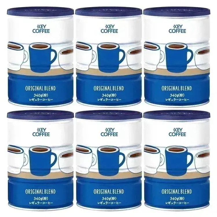 【目玉商品】6個セット缶オリジナルブレンド（340g） コーヒー 珈琲 コーヒー オリジナルブレンド 缶 通販 メガ割