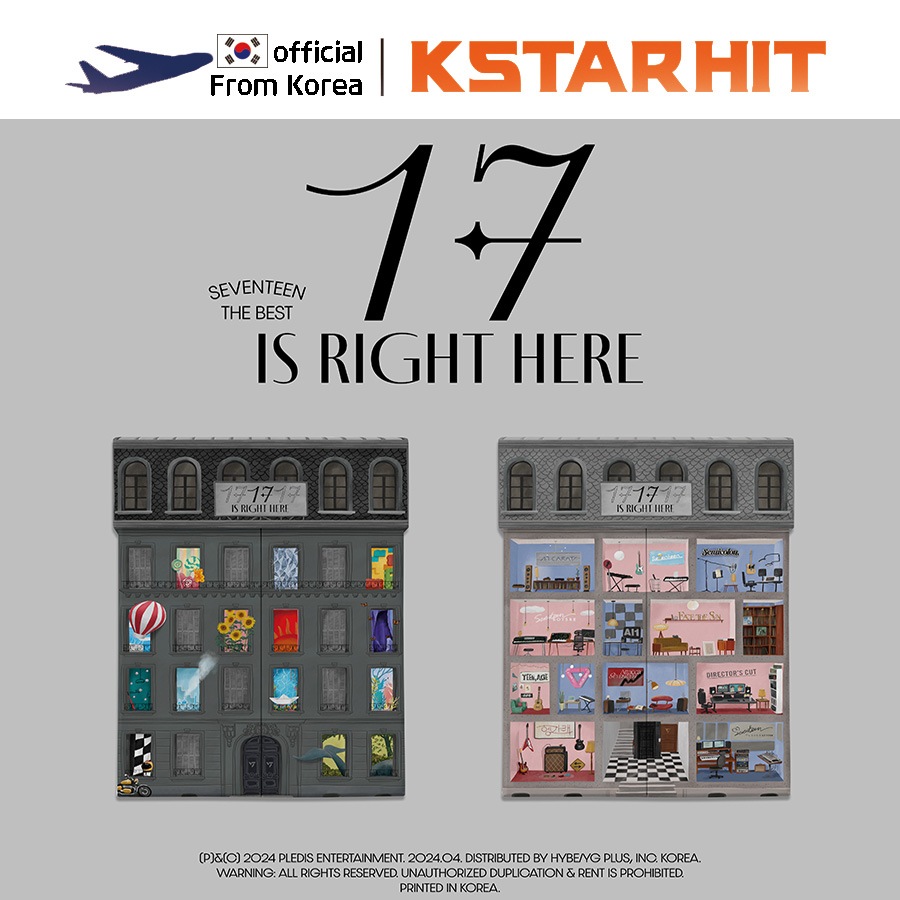 (SET+WEVERSE 特典) SEVENTEEN- 17 IS RIGHT HERE (ベストアルバム)